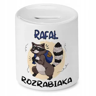 Skarbonka 330 ml Dla Rafała Syna Dziecka Prezent z Nadrukiem ze Zdjęciem - Skarbonki - miniaturka - grafika 1