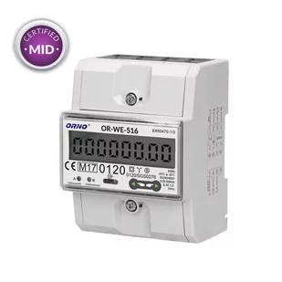3 Fazowy Licznik Energii 80A MID RS485 OR-WR-516 - Bezpieczniki elektryczne - miniaturka - grafika 1