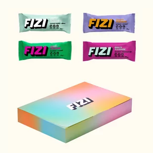 MIX MINI 4 SMAKI Baton wegański bez glutenu bez dodatku cukru 4 X 45g / FIZI - Zdrowa żywność - miniaturka - grafika 1