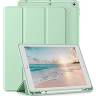 Długopisy - Atiyoo iPad 9. Etui, iPad 2021 generacji Slim Case z uchwytem na długopis, odporne na uderzenia etui z automatycznym budzeniem i uśpieniem, iPad 9. Trifold Stand etui ochronne, Matcha Green - miniaturka - grafika 1