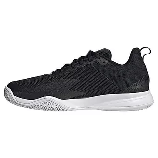 adidas Courtflash Speed tenisówki męskie, Core Black Ftwr biały matowy srebrny, 43 1/3 EU - Trampki męskie - miniaturka - grafika 1