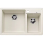 Zlewozmywaki - Zlewozmywak granitowy BLANCO Legra 8 Silgranit Delikatny biały 527089 - miniaturka - grafika 1