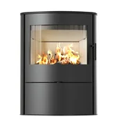 Piece wolnostojące - Piec stalowy koza ROLLO Ø 150 7 kW - miniaturka - grafika 1