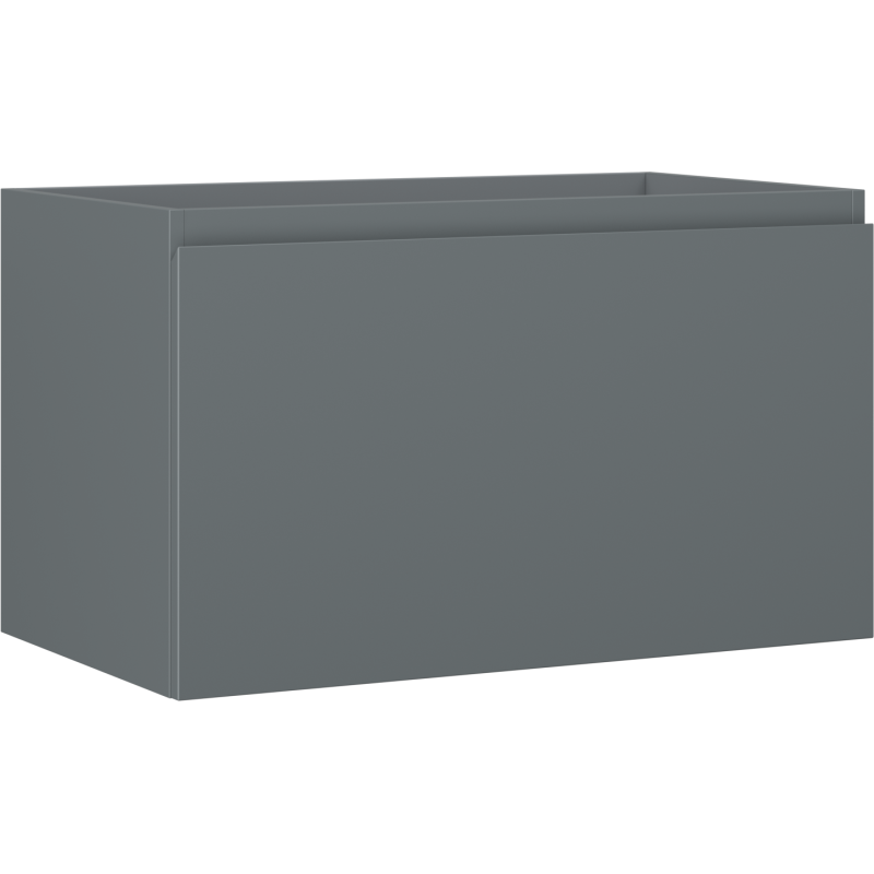 Mexen Orio szafka łazienkowa podumywalkowa 80 cm, 1 szuflada, grafit mat - 91A10-08047-1-BF66