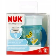 Kubki dla dzieci - NUK KUBEK 160ml 6m+ MAGIC NIEKAPEK USTNIK 360 Z UCHWYTAMI DO NAUKI PICIA - miniaturka - grafika 1