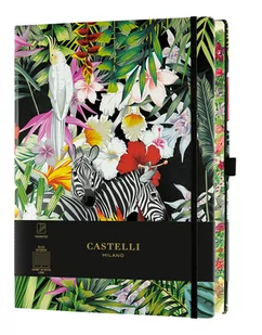 Notes Castelli Zebra Eden 25X19 Linia - Notesy i bloczki - miniaturka - grafika 1