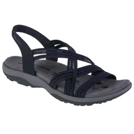 Sandały damskie - Buty do chodzenia damskie Skechers Reggae Slim Simply Stretch Sandals - miniaturka - grafika 1