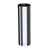 Akcesoria kominkowe - Adam Ew Rura Kominowa Jednościenna 0,5M Fi 180 - miniaturka - grafika 1