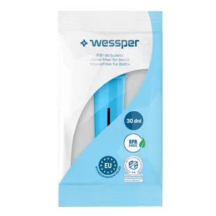 Zamienny wkład do butelki Dafi, Wessper, 1szt, niebieski - Wkłady filtrujące - miniaturka - grafika 1
