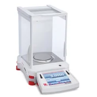 Wagi specjalistyczne - OHAUS EX Explorer EX124/AD, 120g, 0,0001g i automatycznie otwieranymi drzwiczkami - miniaturka - grafika 1
