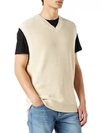 Garnitury - Springfield Męska kamizelka Chaleco Indoor, Białe tło., L - miniaturka - grafika 1