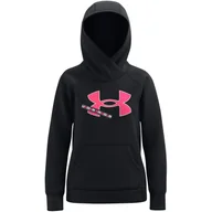 Odzież sportowa dziecięca - Bluza z Kapturem dla Dziewczynki Fleece Logo - miniaturka - grafika 1