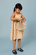 Sukienki i spódniczki dla dziewczynek - Liewood sukienka bawełniana dziecięca Eli Printed Dress kolor czerwony mini rozkloszowana - miniaturka - grafika 1
