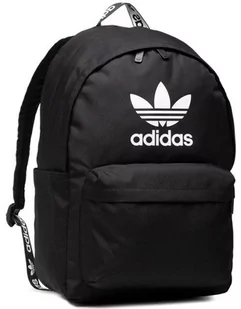 Adidas Plecak Adicolor Backpack Duży Miejski Sportowy Czarny H35596 - Plecaki szkolne i tornistry - miniaturka - grafika 1
