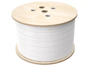 Multi-kabel Q-LANTEC Multimedia 2 x U/UTP kat.5E + 2 x RG6 + 2 x FO G657A1, PVC, szary 350m  - Q-LANTEC - Kable miedziane - miniaturka - grafika 1