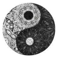 Puzzle - Drewniane Puzzle YIN YANG S - miniaturka - grafika 1