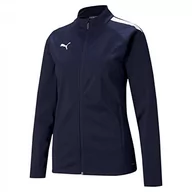 Kurtki damskie - PUMA PUMA Teamliga damska kurtka treningowa Peacoat-Puma White XL 657252 - miniaturka - grafika 1