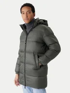 Kurtki męskie - Tommy Jeans Kurtka puchowa Essential DM0DM20466 Zielony Regular Fit - miniaturka - grafika 1