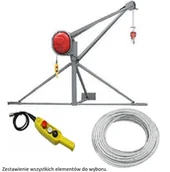 Wciągarki - DESDEA Wciągarka elektryczna linowa budowlana 325kg/30m - do wyboru sterowanie ręczne, lina 08179944 - miniaturka - grafika 1