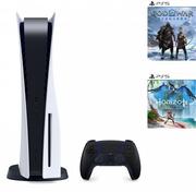 Konsole Playstation - SONY PlayStation 5 + God of War Ragnarok + Horizon Forbidden West + DualSense Wireless Controller Black - miniaturka - grafika 1