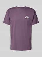 Koszulki męskie - T-shirt z nadrukiem z logo - miniaturka - grafika 1