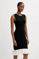 Sukienki - Silvian Heach sukienka ESPINOSA kolor czarny mini dopasowana GPA25136VE - miniaturka - grafika 1