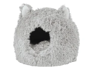 zoofari® Legowisko dla psa i kota z miękkiego pluszu (Legowisko dla kota, szare) - Legowiska dla psów - miniaturka - grafika 1