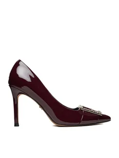 Nine West Szpilki CEO-LUBNA-01 Bordowy - Czółenka - miniaturka - grafika 1