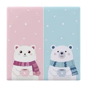 Systemy inteligentnych domów - Sonoff Ozdobna osłona / nakładka na dotykowy włącznik T5 Cartoon 2C - miniaturka - grafika 1