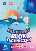 Podobrazia, bloki, papiery - Astra, Blok kolorowy barwiony w masie PASTEL A4 170 g, 10 ark. - miniaturka - grafika 1