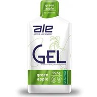Produkty energetyczne i izotoniki - ALE ŻEL ENERGETYCZNY GEL ZIELONE JABŁKO 55,5 g - zel-zie-jab-55-5g - miniaturka - grafika 1