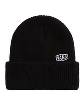 Czapki damskie - Czapka zimowa VANS Hex Patch Cuff Beanie Black VN000QAUBLK1 - miniaturka - grafika 1