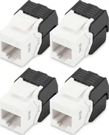 Pozostałe akcesoria sieciowe - Digitus Digitus Moduł Keystone CAT 6, nieekranowany - 4 szt - miniaturka - grafika 1