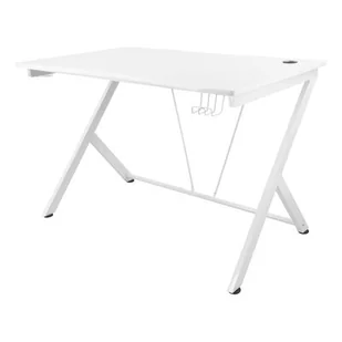 Biurko Gamingowe Dla Graczy 116X75 Białe Zawieszka - Biurka gamingowe - miniaturka - grafika 1
