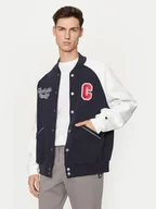 Bluzy męskie - Champion Bluza 220443 Granatowy Loose Fit - miniaturka - grafika 1