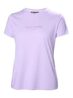 Koszulki sportowe damskie - Helly Hansen Koszulka funkcyjna "Allure" w kolorze fioletowym - grafika 1