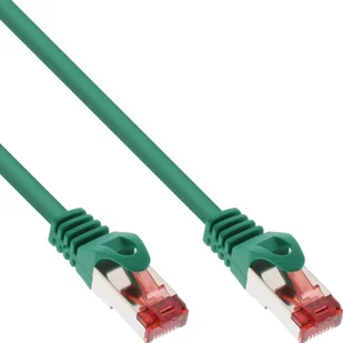 InLine 70pcs. Bulk-Pack InLine® Patch Cable S/FTP PiMF Cat.6 250MHz PVC copper green 1m - Patchcordy - miniaturka - grafika 1