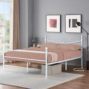 Łóżka - AliExpress Łóżko pojedyncze/podwójne łóżka z litego metalu rama w kształcie serca z pojemne miejsce dla dzieci - miniaturka - grafika 1