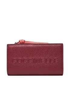 Coccinelle Duży Portfel Damski Coccinellemyrtha Maxi Log E2 QBB 11 F1 01 Bordowy - Portfele - miniaturka - grafika 1