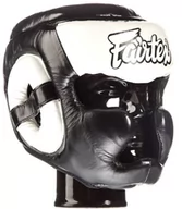 Kaski bokserskie i maski - Fairtex Kask Bokserski Sparingowy HG13 Black/White - miniaturka - grafika 1