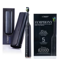 Szczoteczki elektryczne - VITAMMY Symphony / black + etui VITAMMY case 3 black Zestaw prezentowy - szczoteczka soniczna i etui - miniaturka - grafika 1