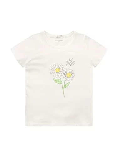 TOM TAILOR Dziewczęta T-shirt z nadrukiem 1031758, 10315 - Whisper White,  92-98 - Ceny i opinie na