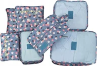 Akcesoria podróżnicze - ORGANIZER PODRÓŻNY WALIZKI BAGAŻU TORBY KOSTKI PAKOWANIA ZESTAW 7 SZT. - miniaturka - grafika 1