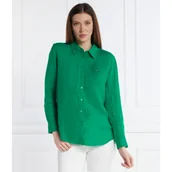 Koszule damskie - Tommy Hilfiger Lniana koszula | Relaxed fit - miniaturka - grafika 1