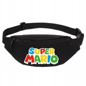 Nerki - SPORTOWA NERKA CZARNA Biodrowa Prezent Dla Gamera Fana Gier SUPER MARIO Wz - miniaturka - grafika 1