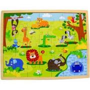 Puzzle - Brimarex Puzzle drewniane Safari 35 el - miniaturka - grafika 1