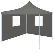 Pawilony ogrodowe - vidaXL Profesjonalny, składany namiot imprezowy, 2 ściany, 2x2 m, stal - miniaturka - grafika 1