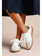 Trampki damskie - Foreverfolie Sneakersy w kolorze szaro-czarnym - miniaturka - grafika 1