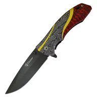 Noże - FOXTER® NÓŻ SKŁADANY RATOWNICZY MYŚLIWSKI SURVIVAL 21CM - miniaturka - grafika 1