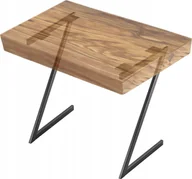 Pozostałe meble ogrodowe - Kadax 2x Kadax Nogi Do Stołu Metalowe Biurko Loft"Z" Czarne Industrial 53X79 cm - miniaturka - grafika 1